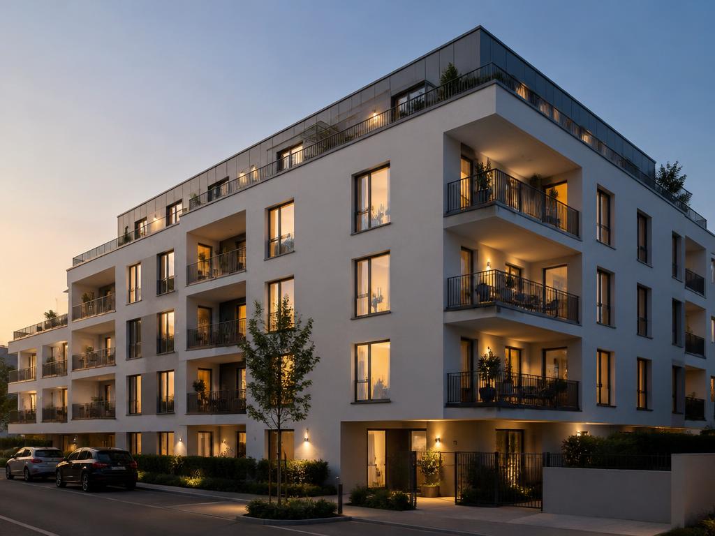 Fertiggestelltes Wohnprojekt in Wien-Döbling